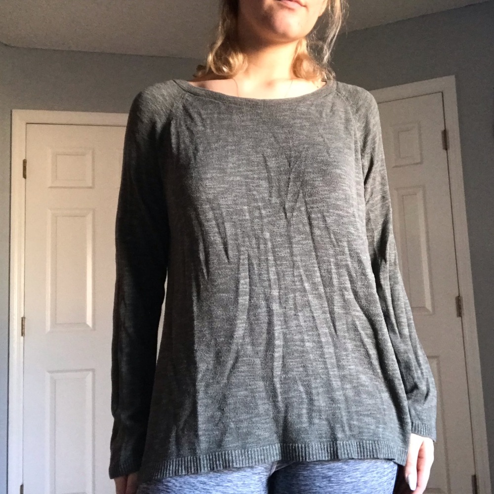 Classic simple green sweater